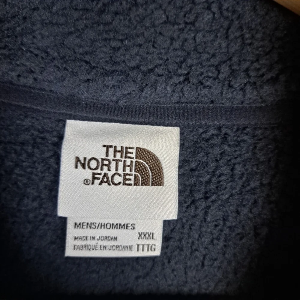 The North Face Men's XXXL Windwall Fleece Sweater Vest 'Enjoy the Journey' Black